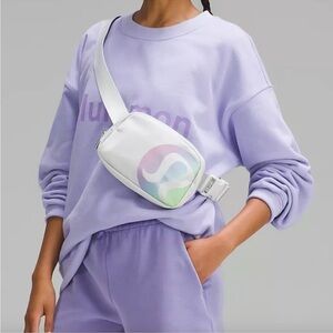 Lululemon Everyday Belt Bag Vapor Persian Violet Rainbow Logo